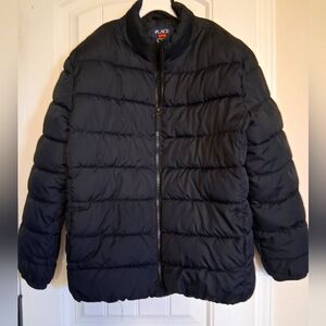 Children's Place Girl's Black Puffer Coat Jacket